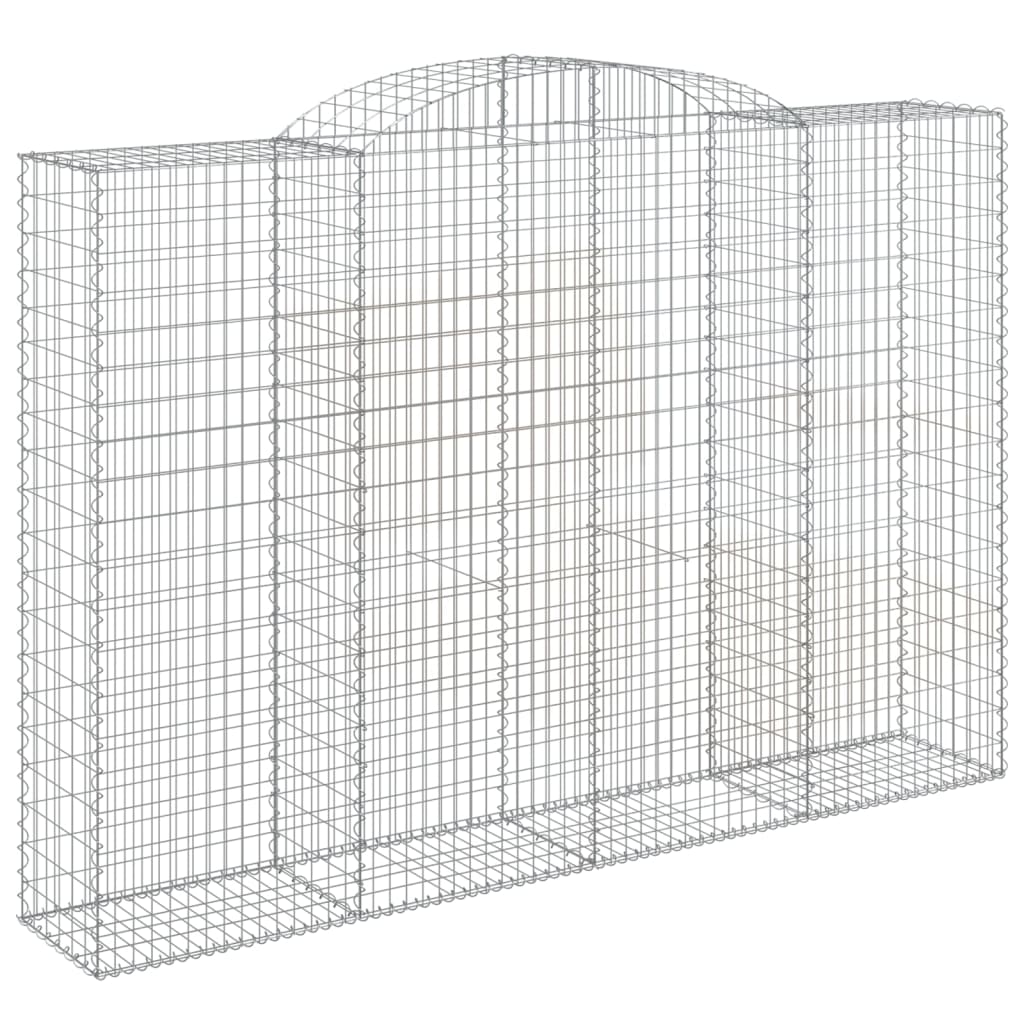 Cesti Gabbioni ad Arco 7 pz 300x50x200/220 cm Ferro Zincato