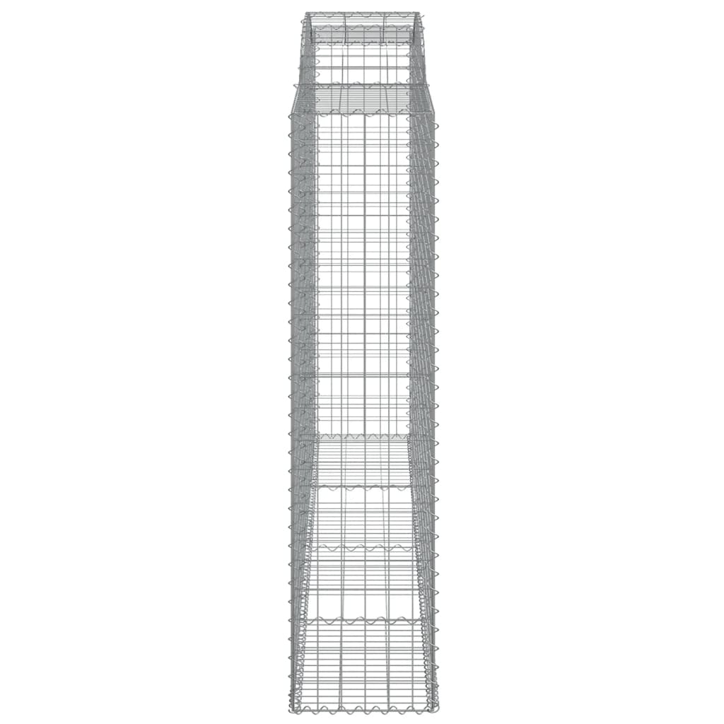 Cesti Gabbioni ad Arco 7 pz 300x50x200/220 cm Ferro Zincato