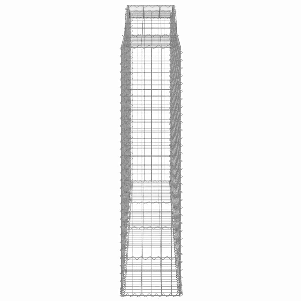 Cesti Gabbioni ad Arco 12 pz 300x50x200/220 cm Ferro Zincato