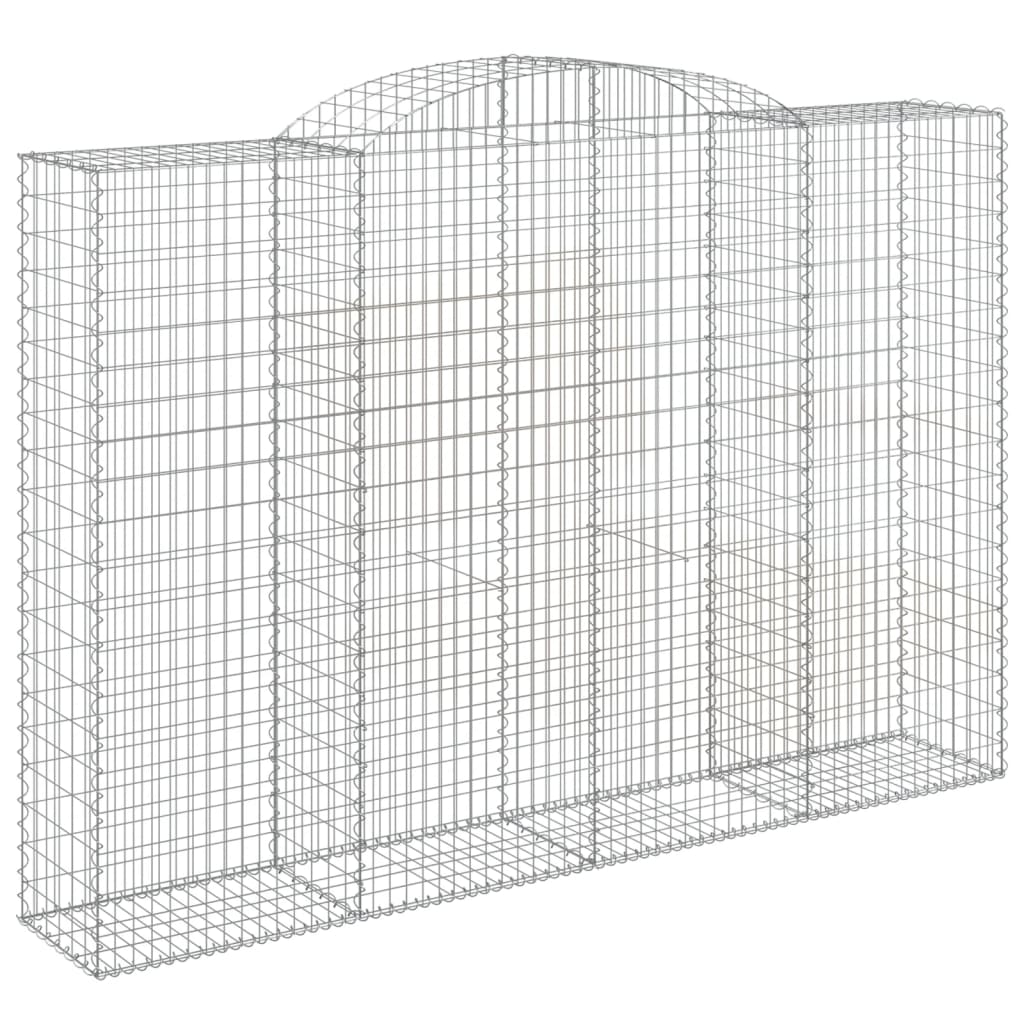 Cesti Gabbioni ad Arco 30 pz 300x50x200/220 cm Ferro Zincato