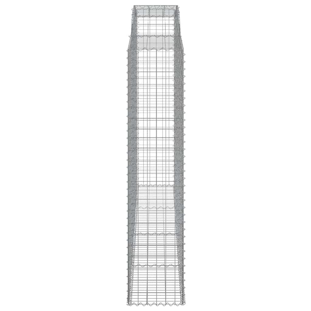 Cesti Gabbioni ad Arco 4 pz 300x50x220/240 cm Ferro Zincato