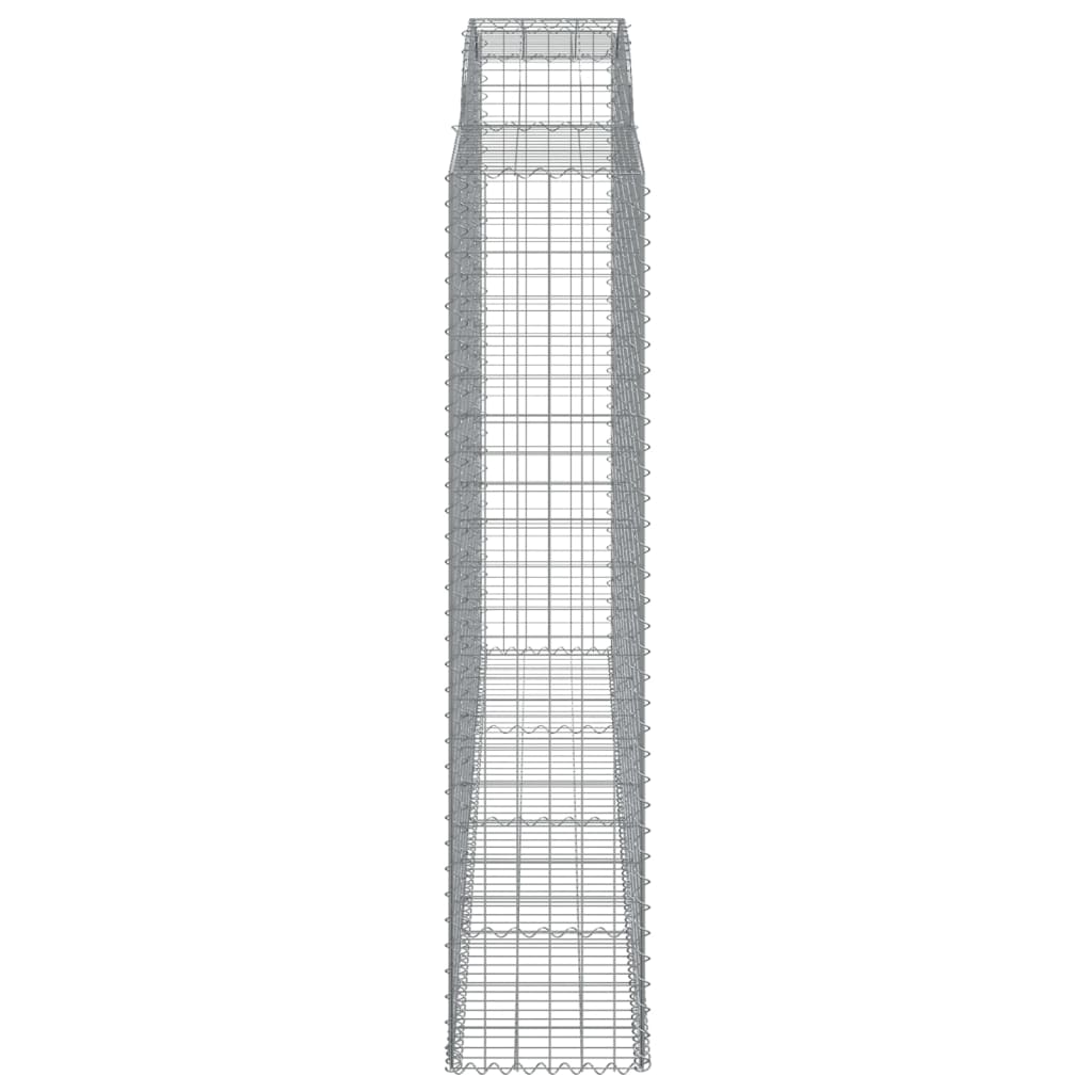 Cesti Gabbioni ad Arco 8 pz 300x50x220/240 cm Ferro Zincato