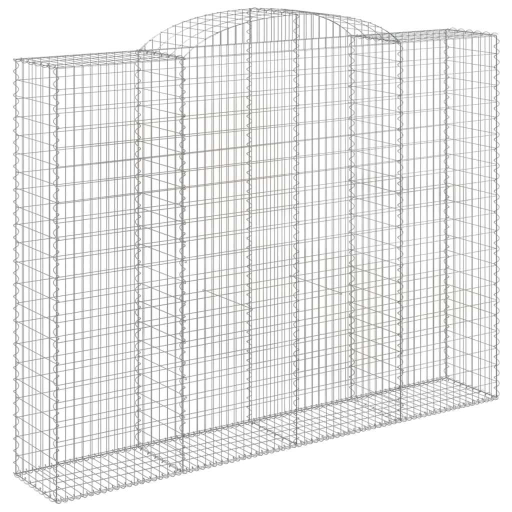 Cesti Gabbioni ad Arco 25 pz 300x50x220/240 cm Ferro Zincato