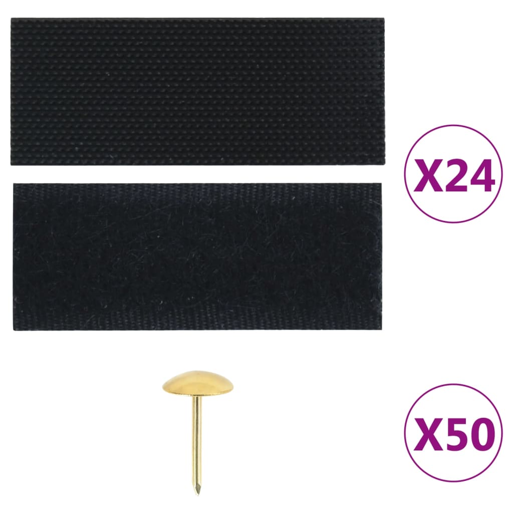 Tende Antimosche 2 pz per Porte con Magneti Nere 230x160 cm