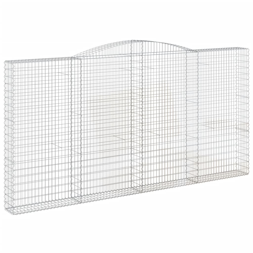 Cesti Gabbioni ad Arco 25 pz 400x30x200/220 cm Ferro Zincato