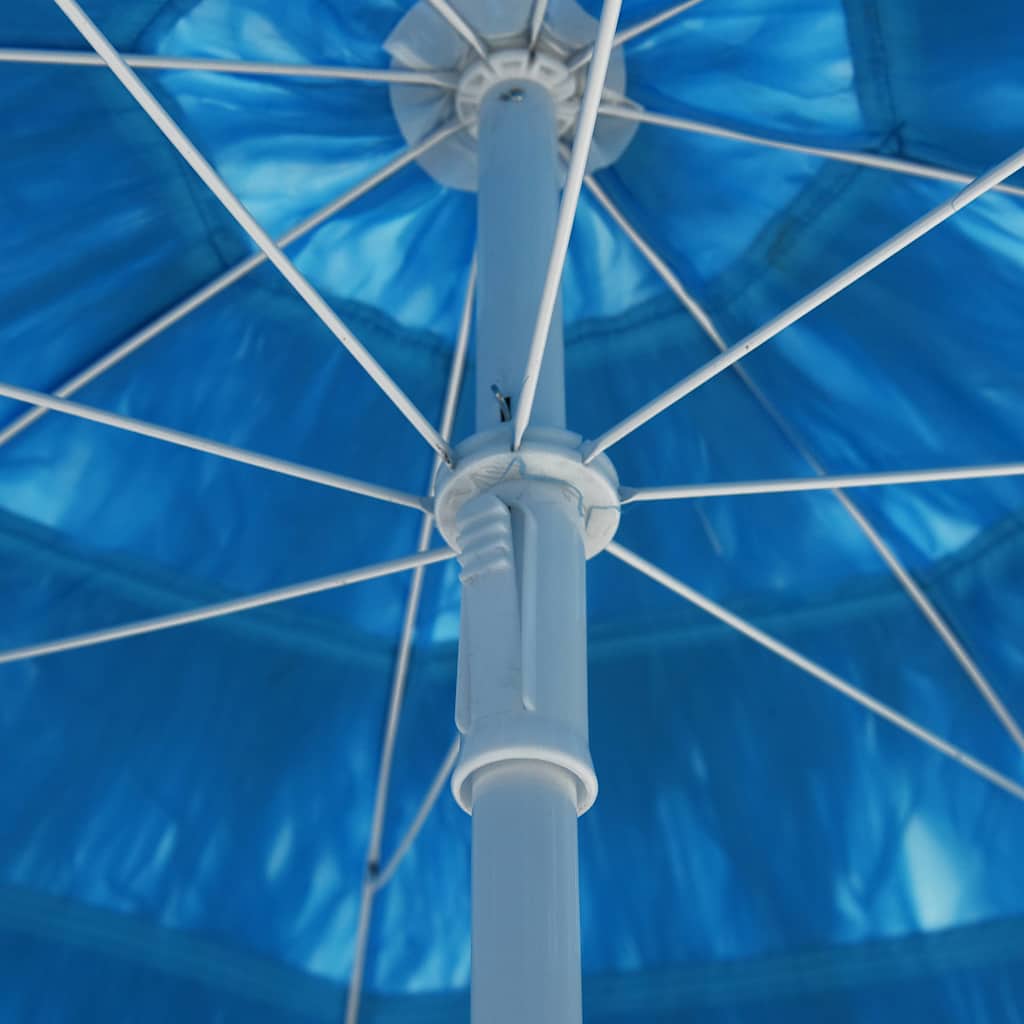 Ombrellone da Spiaggia Hawaii Blu 300 cm