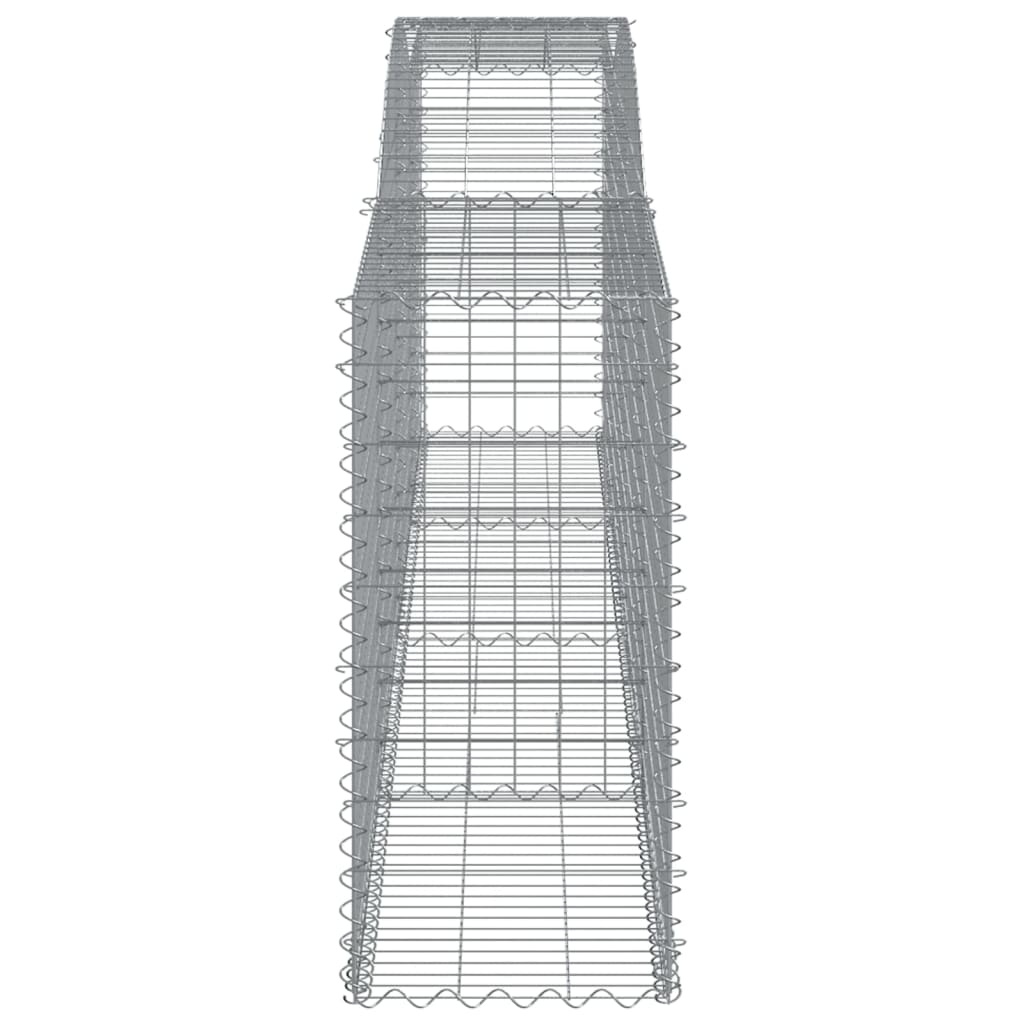 Cesti Gabbioni ad Arco 25 pz 400x50x100/120 cm Ferro Zincato