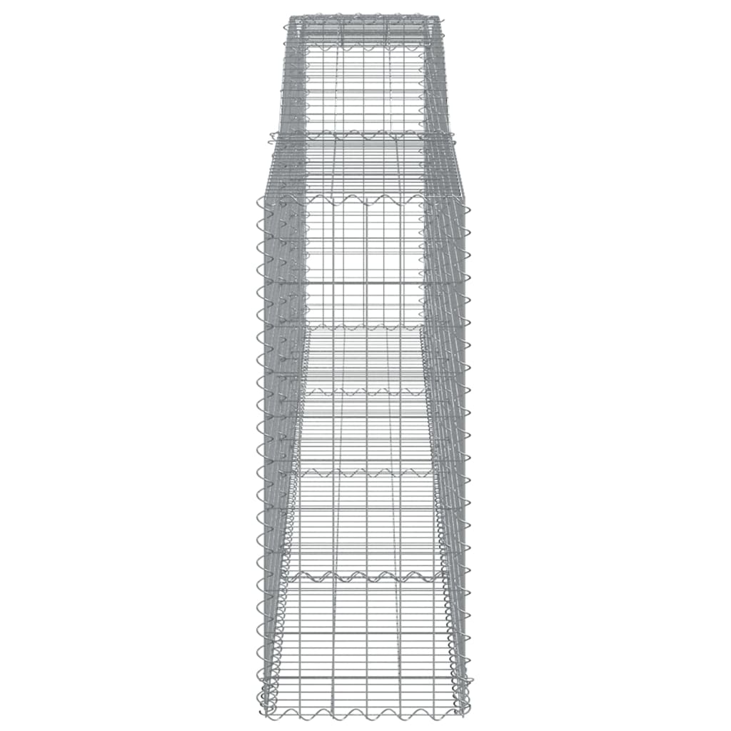 Cesti Gabbioni ad Arco 7 pz 400x50x120/140 cm Ferro Zincato