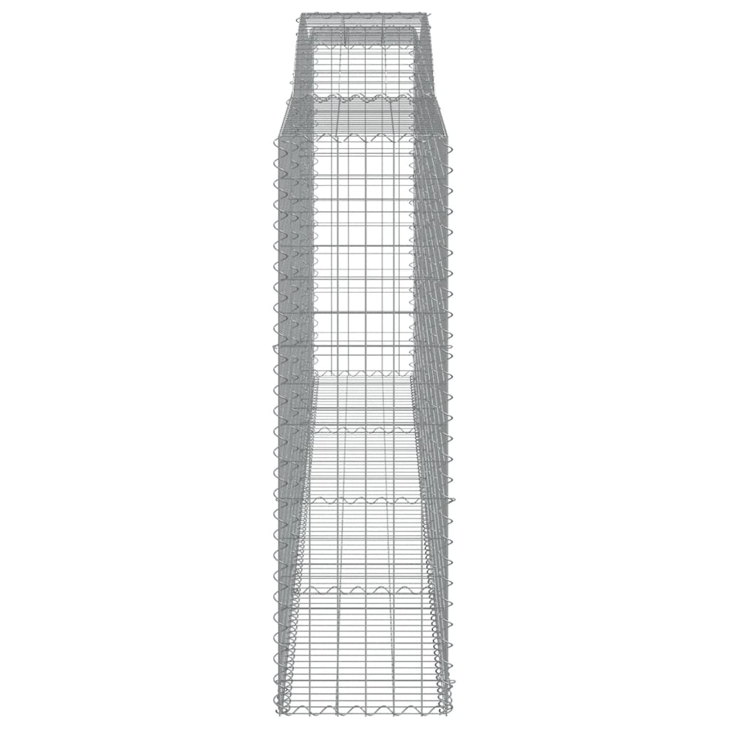 Cesti Gabbioni ad Arco 5 pz 400x50x160/180 cm Ferro Zincato