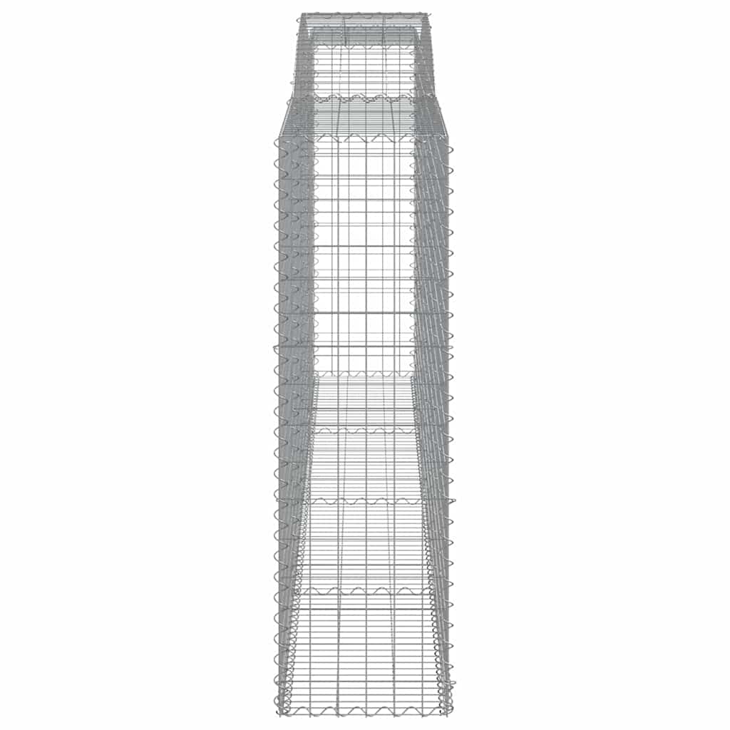 Cesti Gabbioni ad Arco 25 pz 400x50x160/180 cm Ferro Zincato