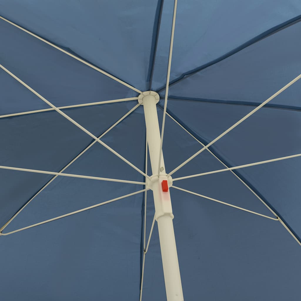 Ombrellone da Spiaggia Blu 240 cm