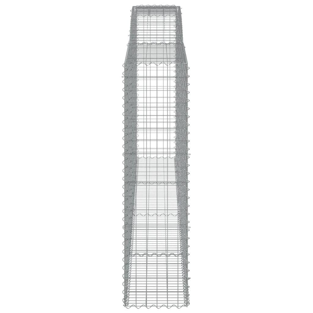 Cesti Gabbioni ad Arco 8 pz 400x50x180/200 cm Ferro Zincato