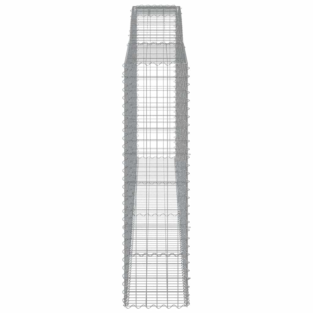Cesti Gabbioni ad Arco 10 pz 400x50x180/200 cm Ferro Zincato