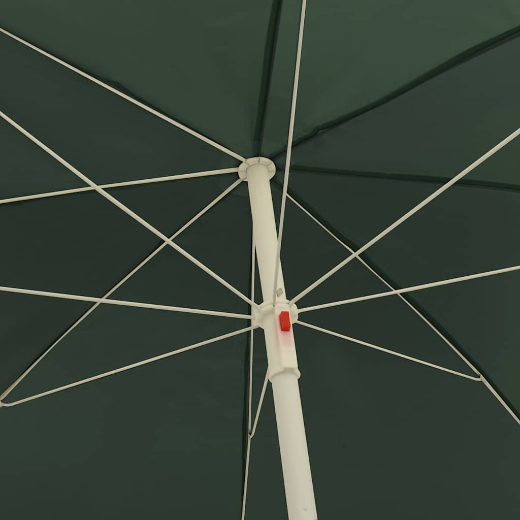 Ombrellone da Spiaggia Verde 240 cm