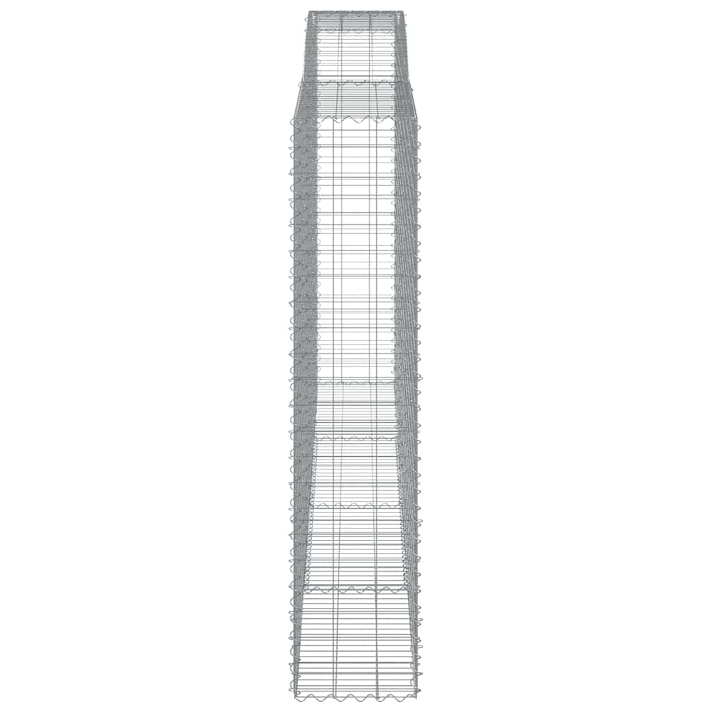 Cesti Gabbioni ad Arco 5 pz 400x50x220/240 cm Ferro Zincato