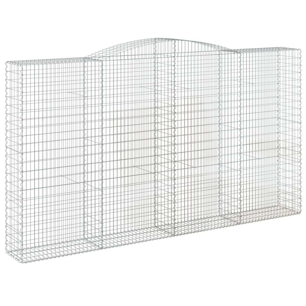 Cesti Gabbioni ad Arco 8 pz 400x50x220/240 cm Ferro Zincato