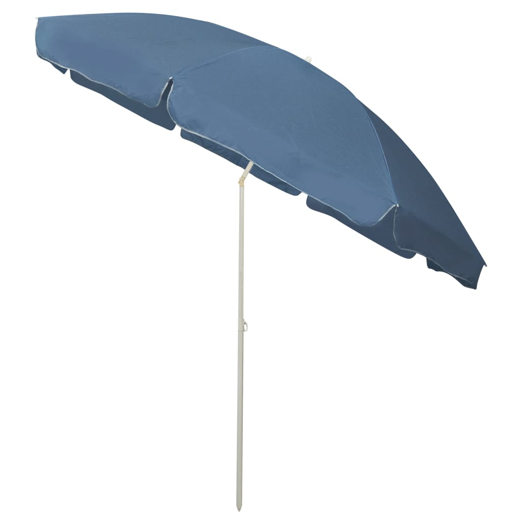 Ombrellone da Spiaggia Blu 300 cm