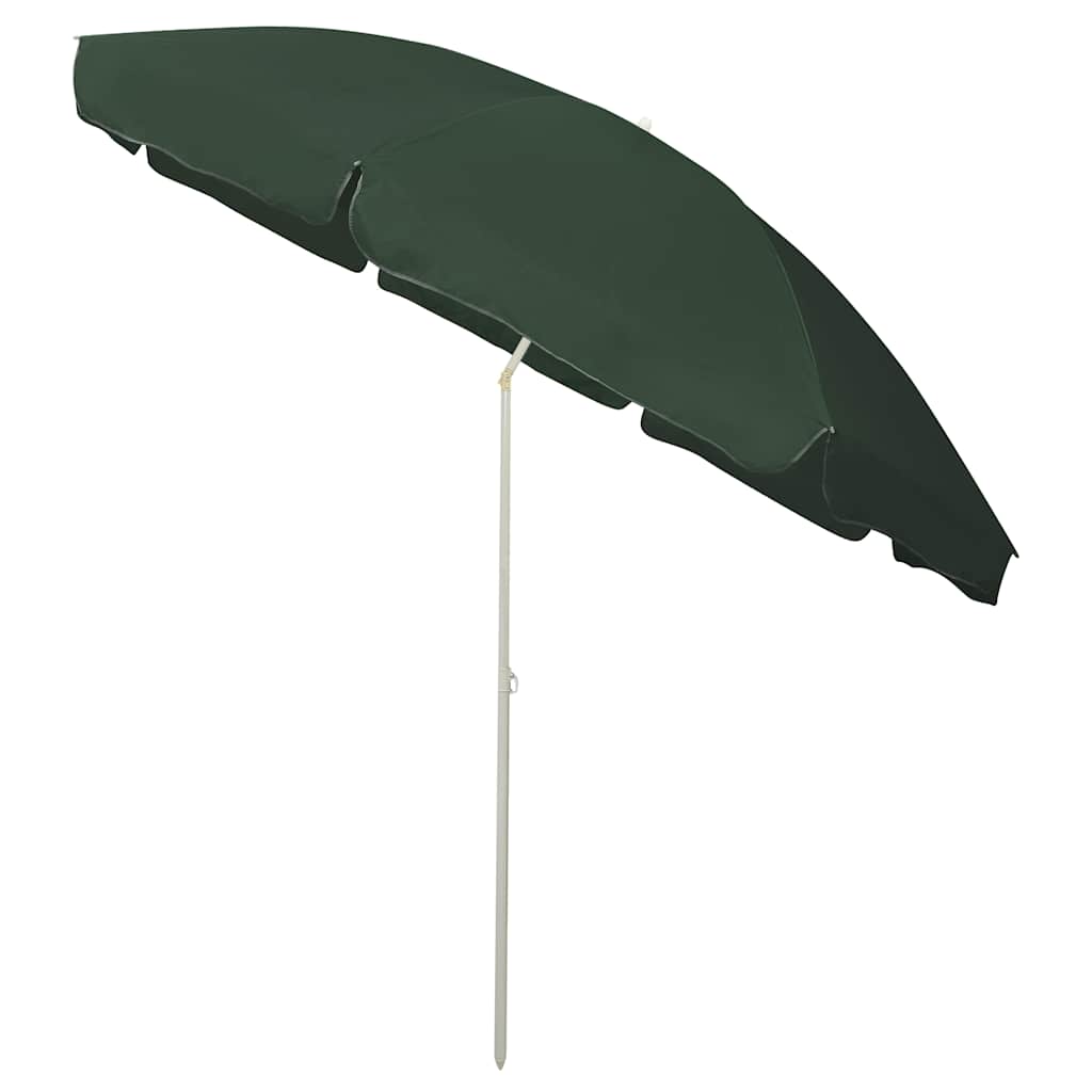 Ombrellone da Spiaggia Verde 300 cm