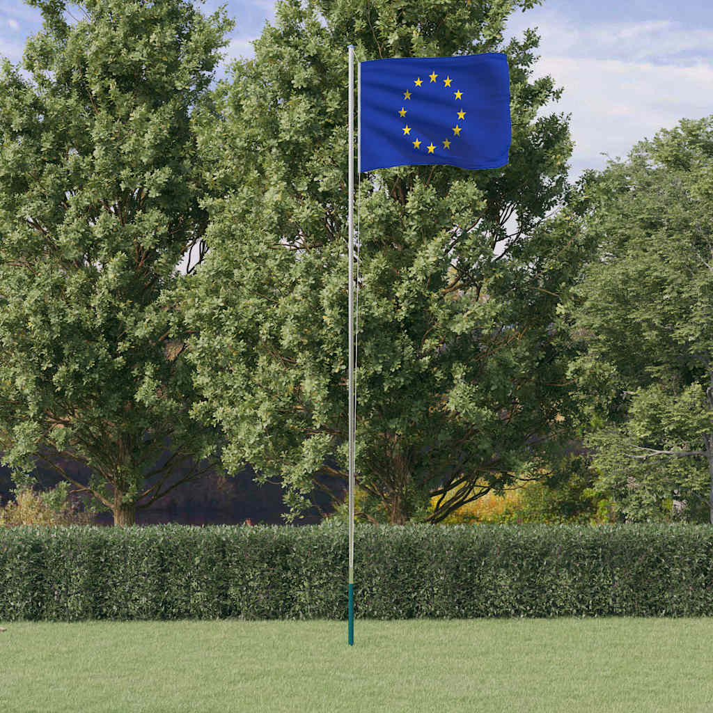 Asta e Bandiera Europa 6,08 m Alluminio