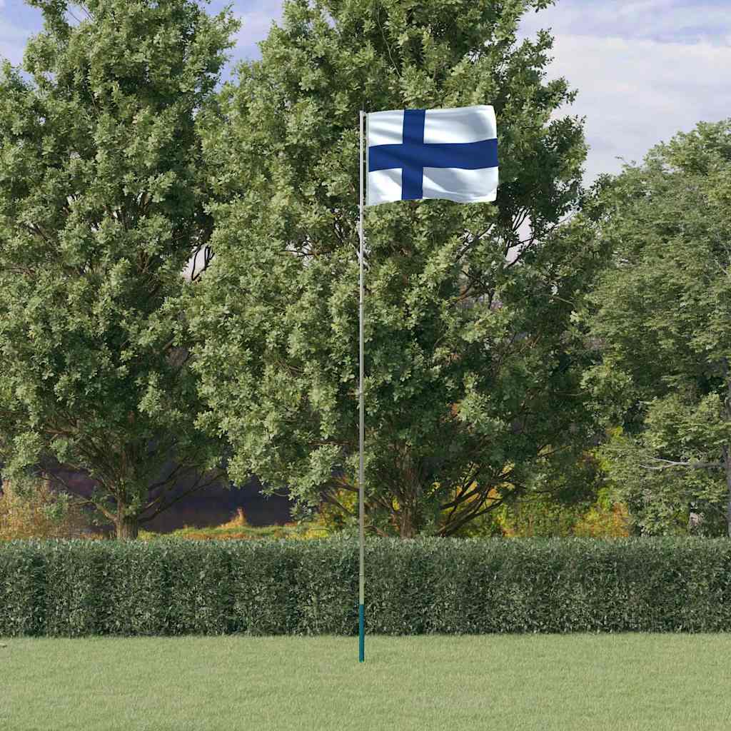 Asta e Bandiera Finlandia 5,5 m Alluminio
