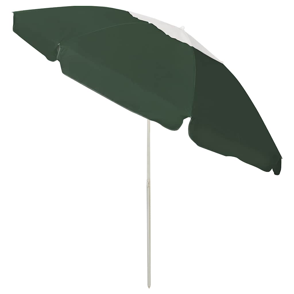 Ombrellone da Spiaggia Verde 240 cm