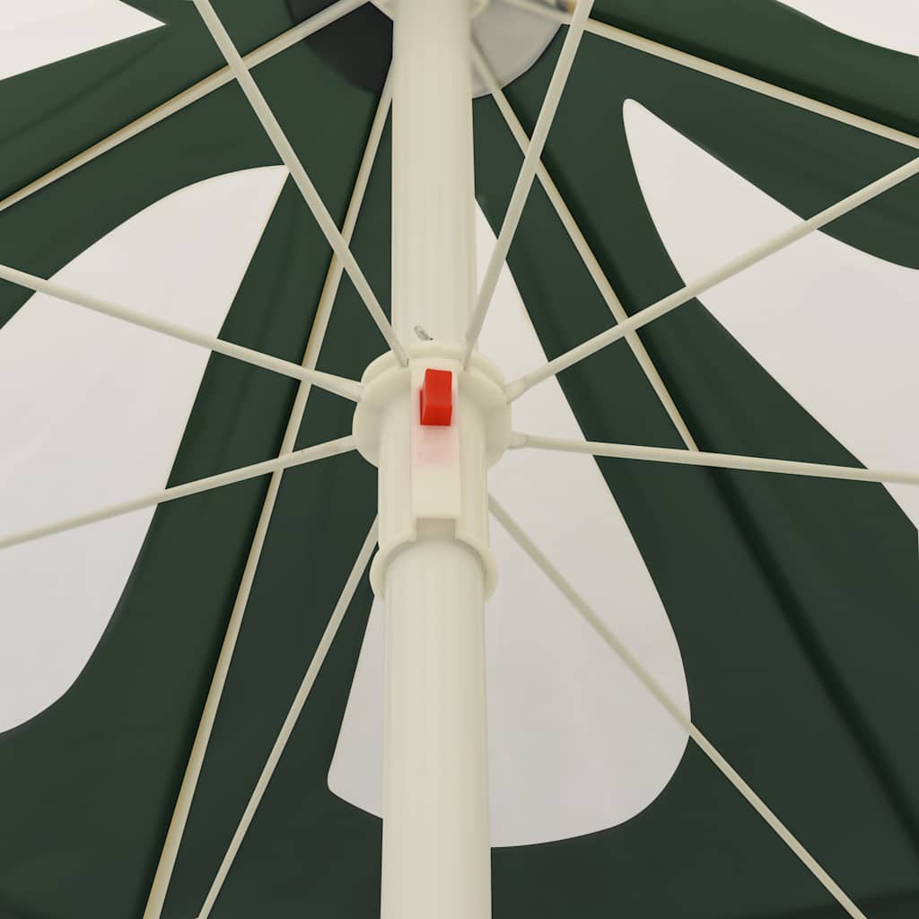Ombrellone da Spiaggia Verde 240 cm