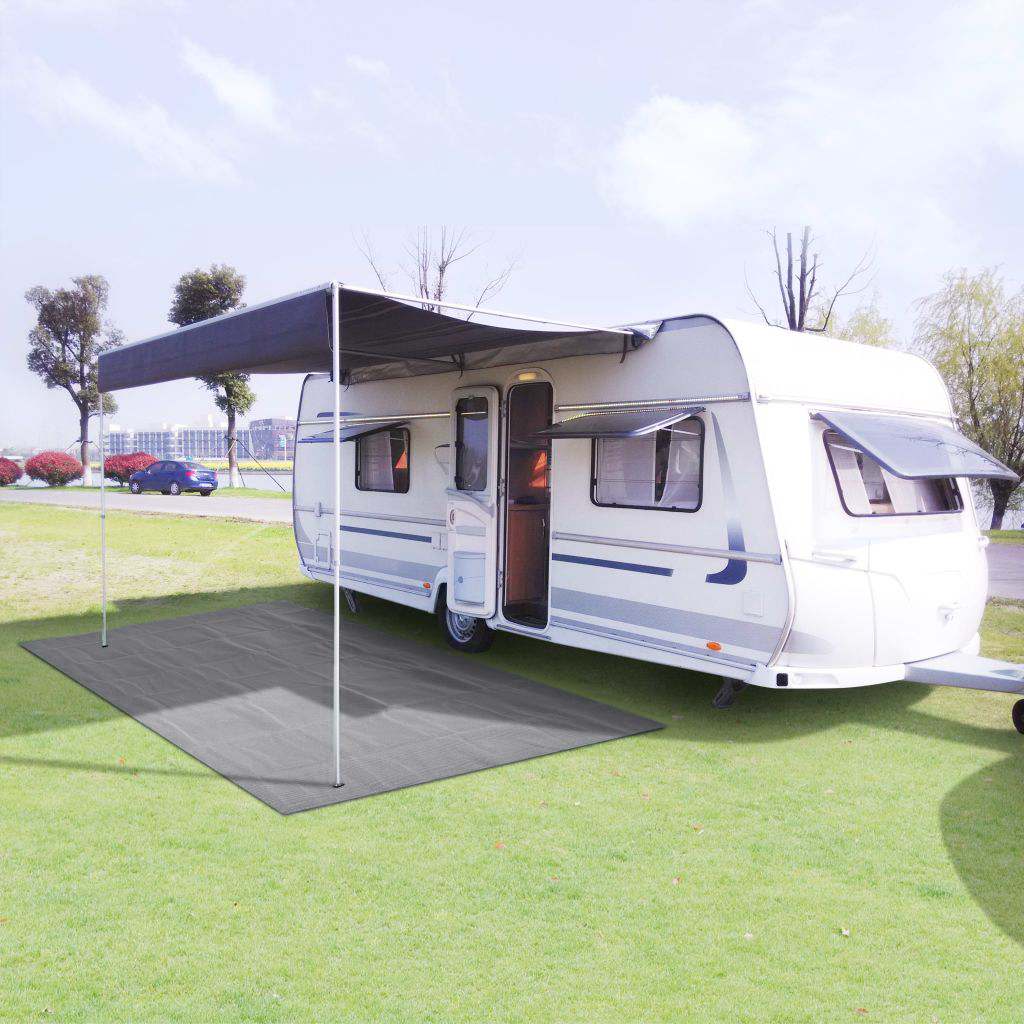 Tappeto da Tenda 250x550 cm Grigio Chiaro