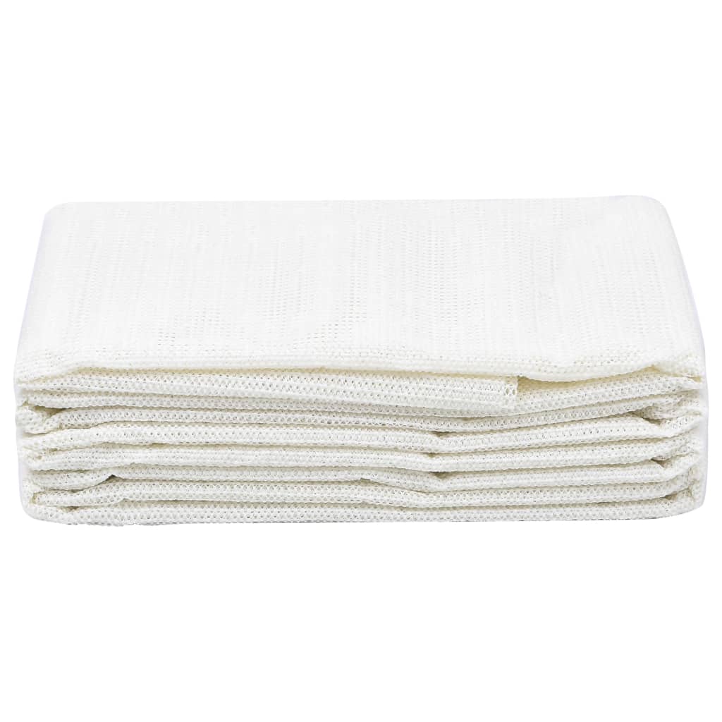 Tappeto da Tenda 100x1000 cm Bianco