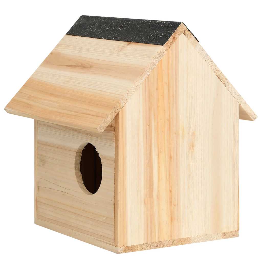 Casetta per Scoiattoli in Legno Massello di Abete 26x25x29 cm