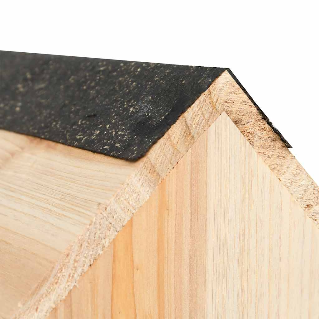 Casetta per Scoiattoli in Legno Massello di Abete 26x25x29 cm