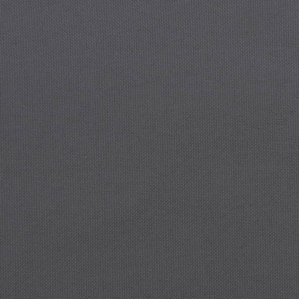 Cuscini per Sedia 4 pz Antracite 40x40x7 cm in Tessuto Oxford
