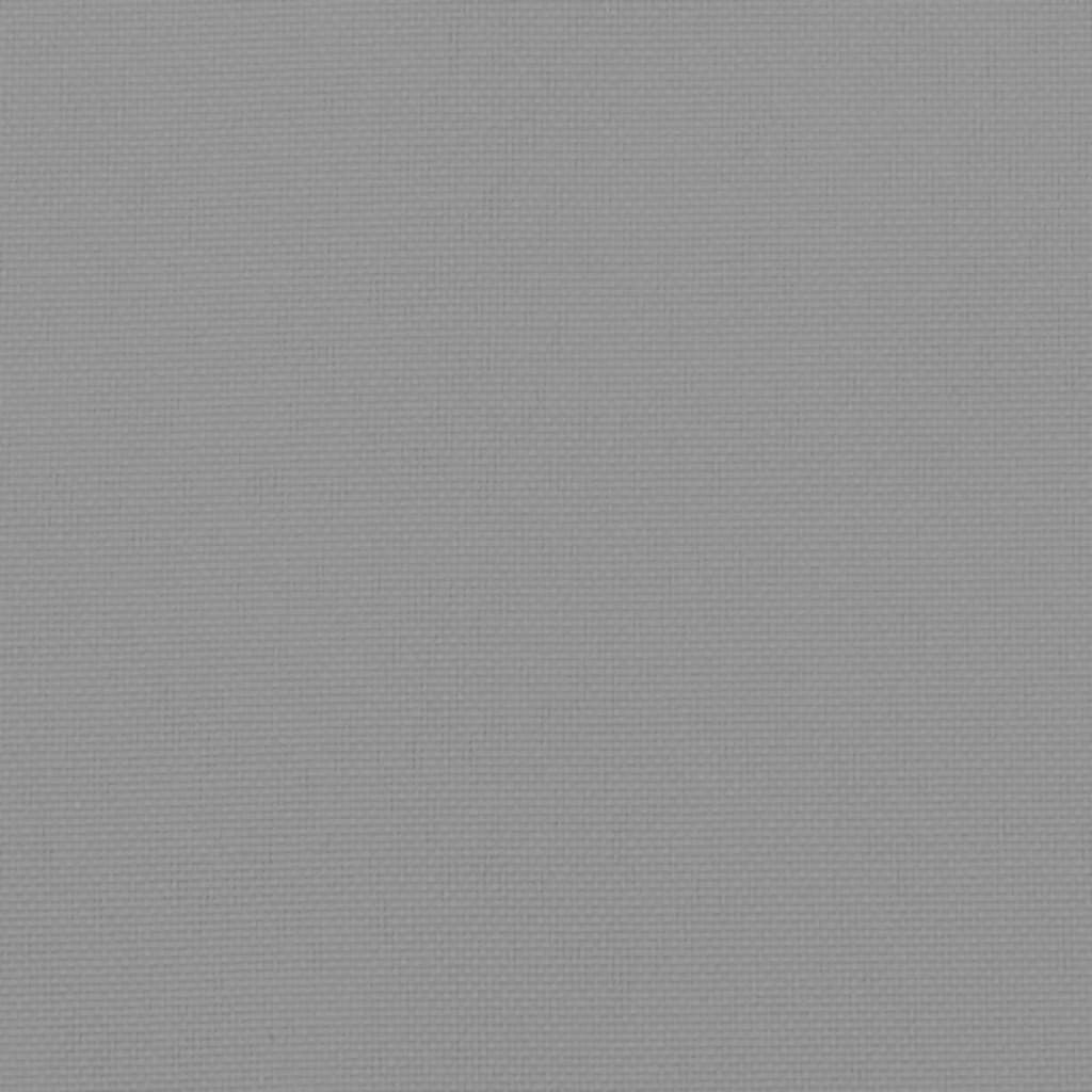 Cuscino per Panca Grigio 120x50x7 cm in Tessuto Oxford