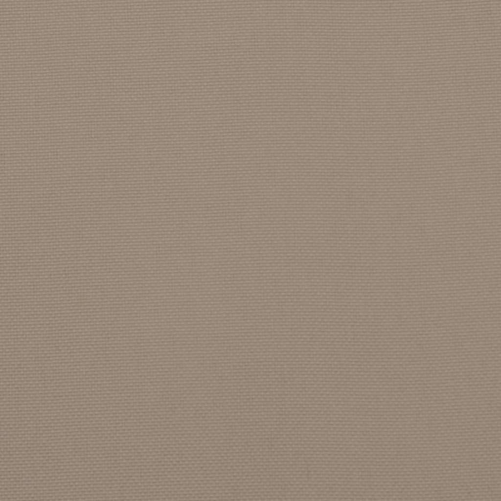 Cuscino per Panca Tortora 150x50x3 cm in Tessuto Oxford