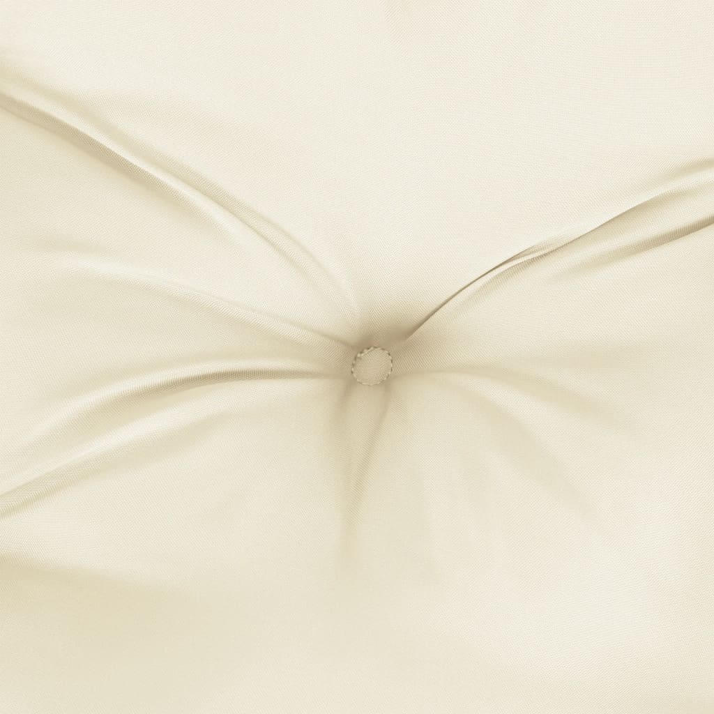Cuscino per Panca Bianco Crema 180x50x7 cm in Tessuto Oxford