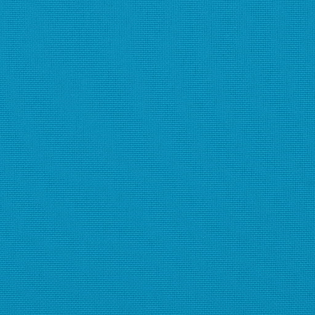 Cuscino per Panca Azzurro 180x50x7 cm in Tessuto Oxford