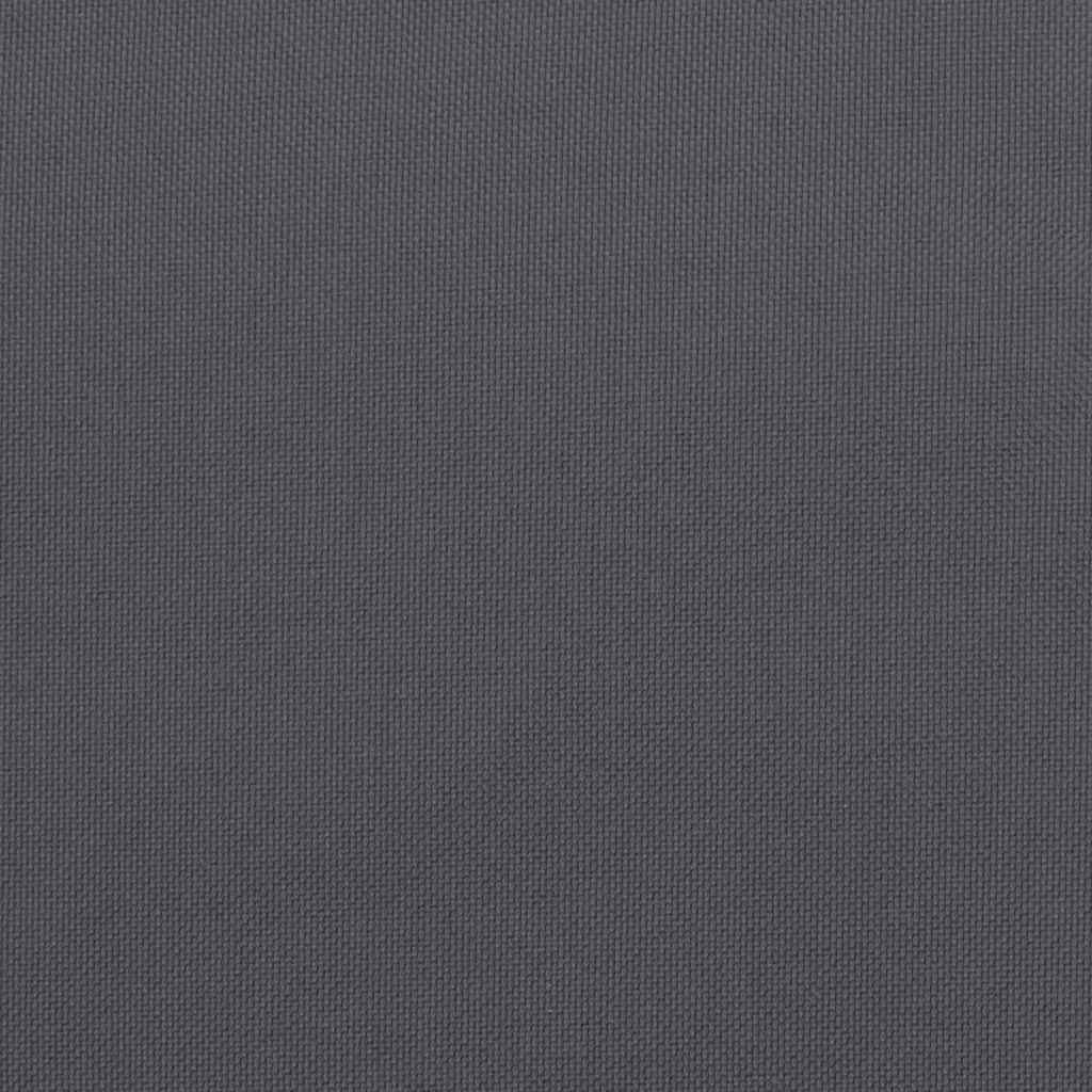 Cuscino per Panca Antracite 120x(50+50)x7cm in Tessuto Oxford