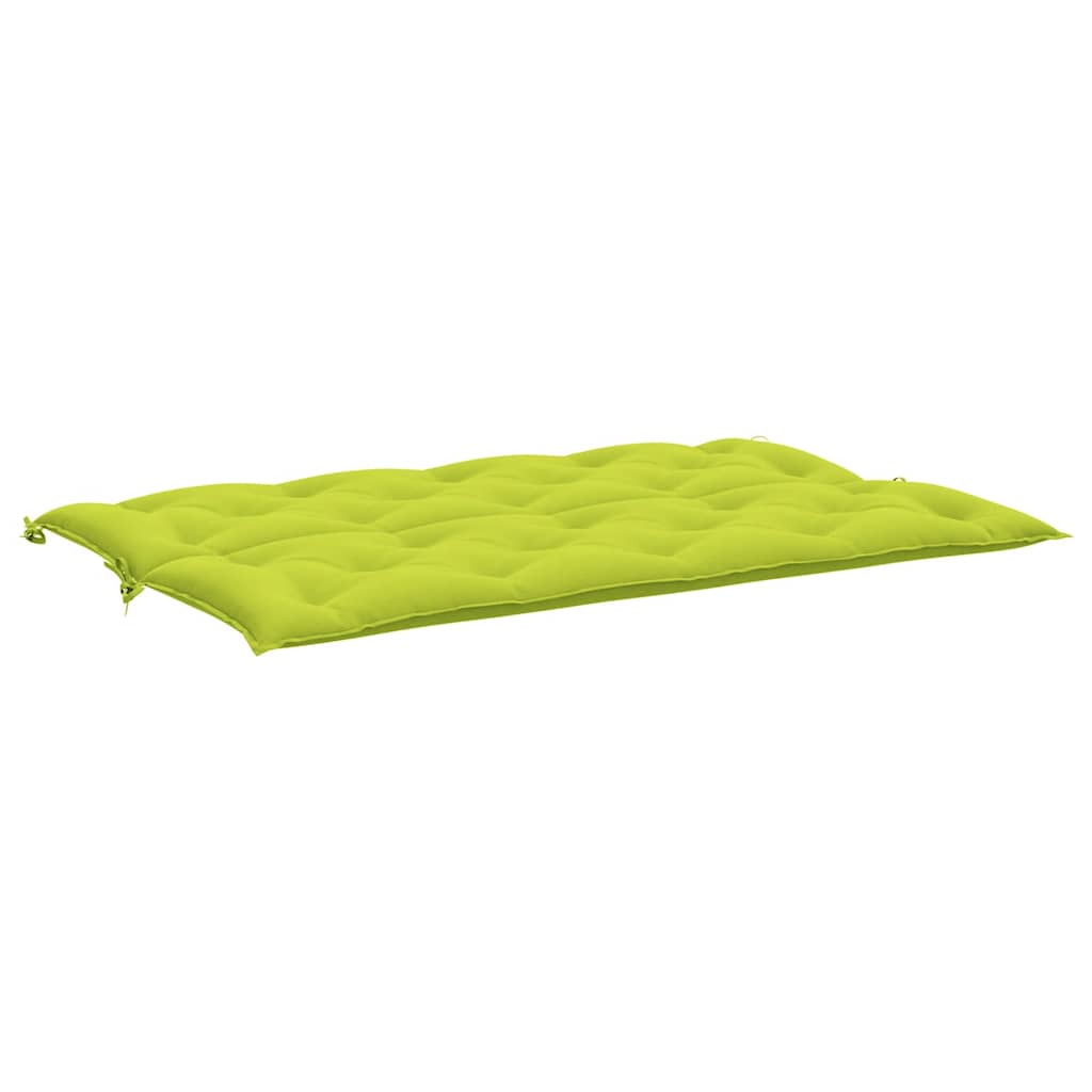 Cuscino per Panca Verde Intenso 150x(50+50)x7cm Tessuto Oxford