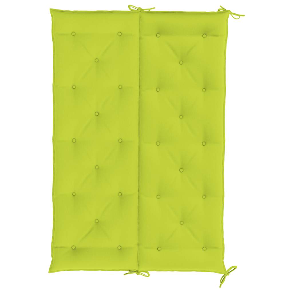 Cuscino per Panca Verde Intenso 150x(50+50)x7cm Tessuto Oxford
