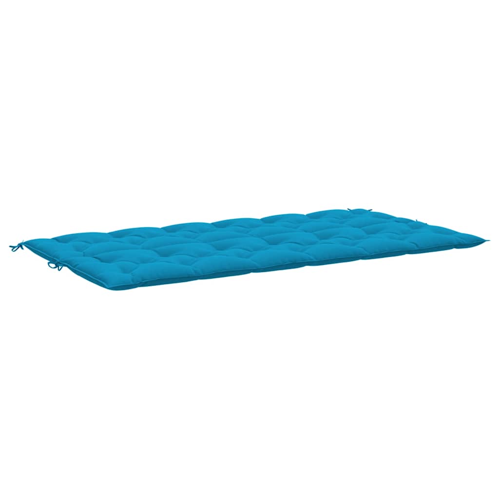 Cuscini per Panca 2 pz Azzurri 200x50x7 cm in Tessuto Oxford