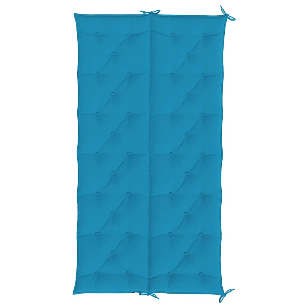 Cuscini per Panca 2 pz Azzurri 200x50x7 cm in Tessuto Oxford