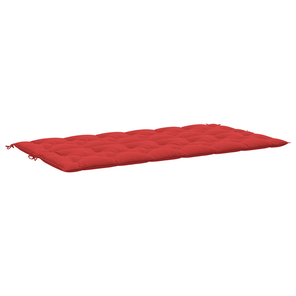 Cuscini per Panca 2 pz Rossi 200x50x7 cm in Tessuto Oxford
