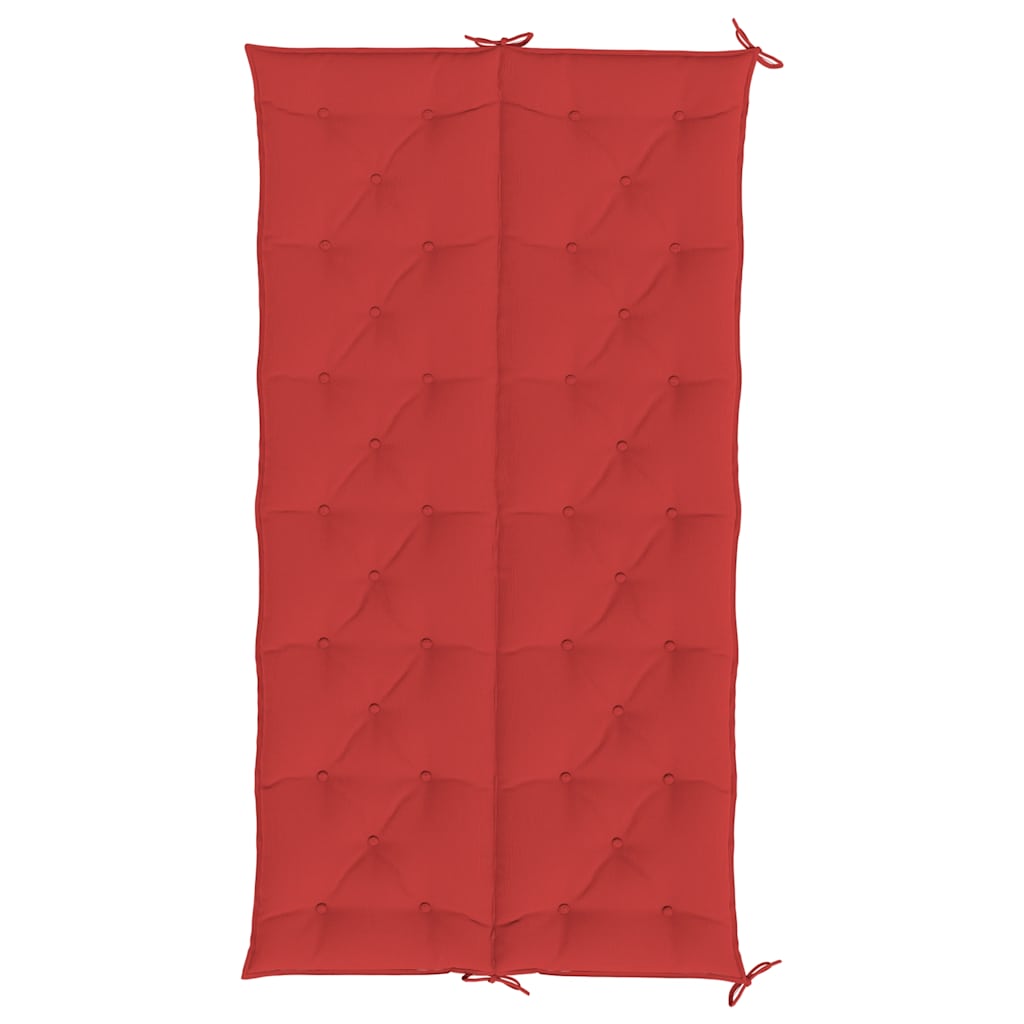 Cuscini per Panca 2 pz Rossi 200x50x7 cm in Tessuto Oxford