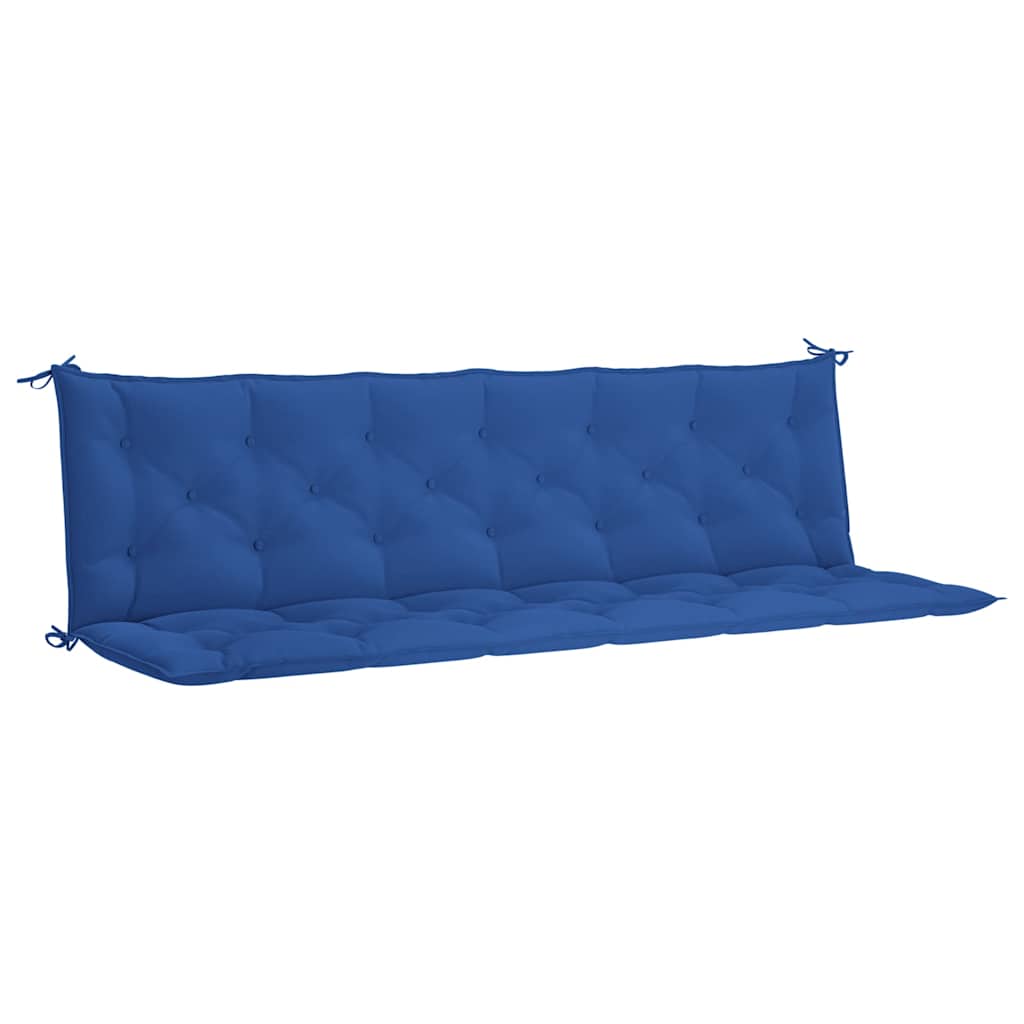 Cuscino per Panca Blu 200x(50+50)x7 cm in Tessuto Oxford