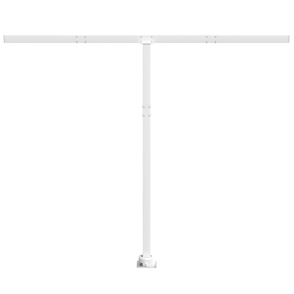 Set Pali per Tenda da Sole Bianco 300x245 cm Ferro