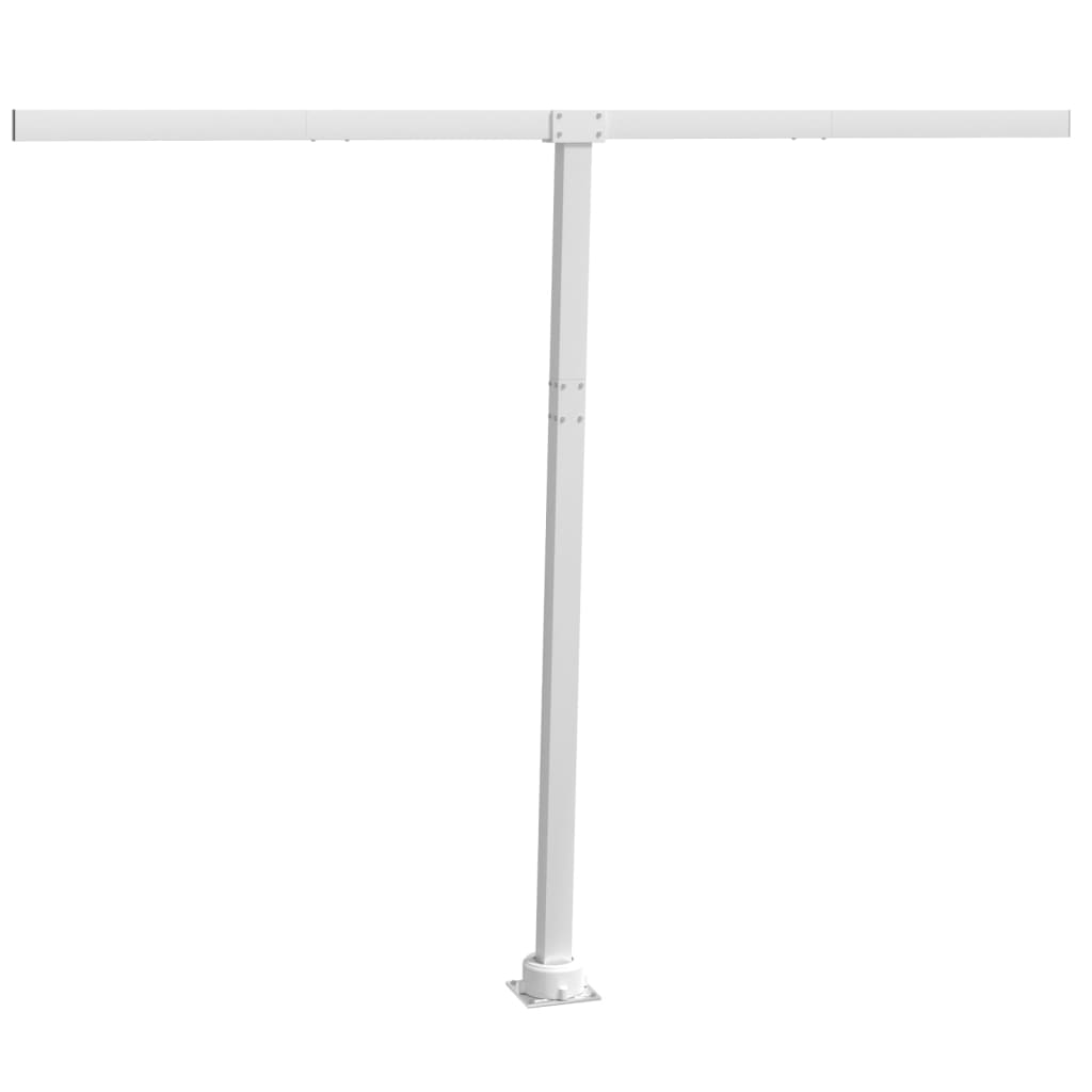Set Pali per Tenda da Sole Bianco 300x245 cm Ferro