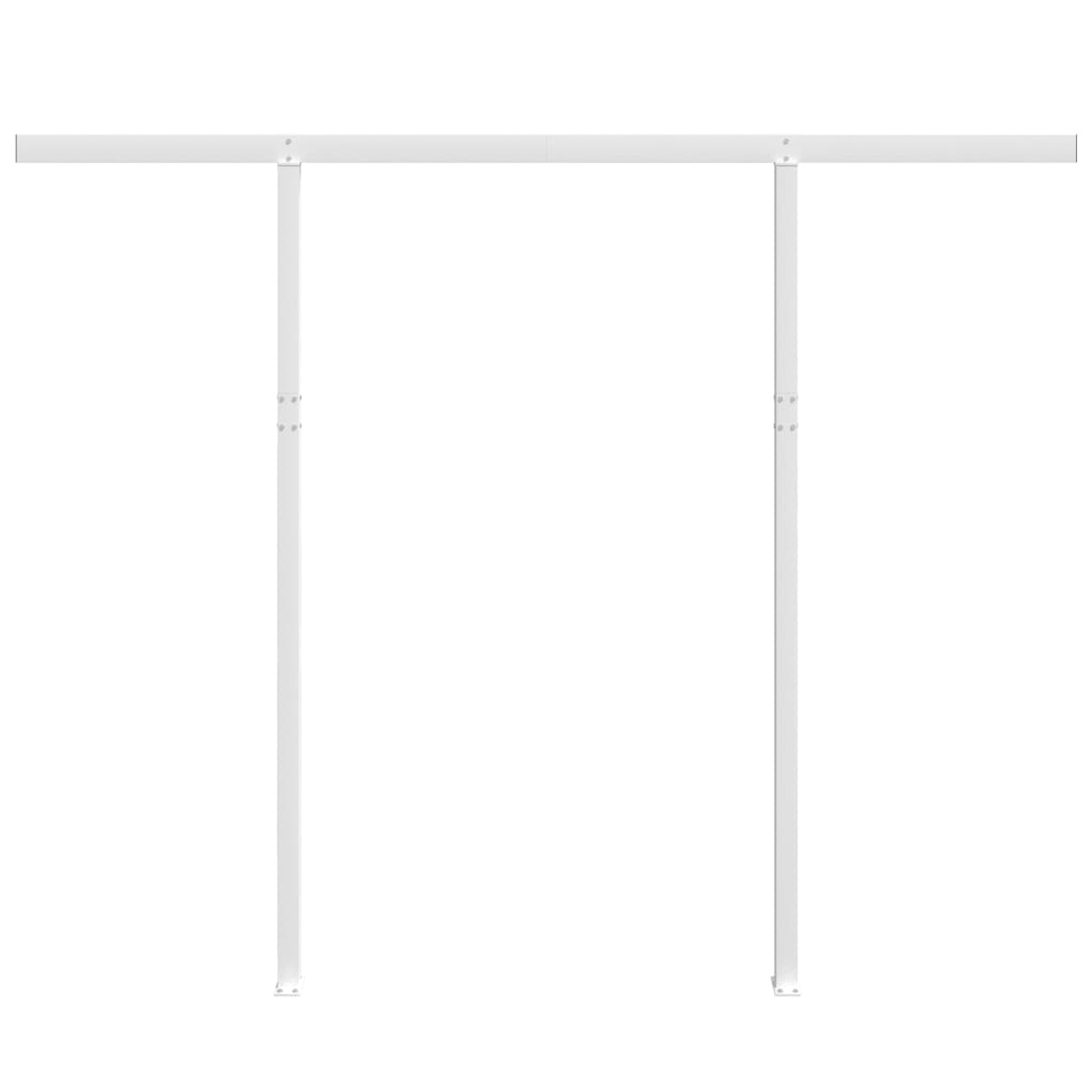 Set Pali per Tenda da Sole Bianco 300x245 cm Ferro