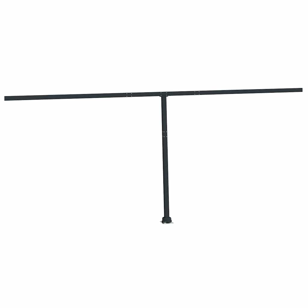 Set Pali per Tenda da Sole Antracite 600x245 cm Ferro