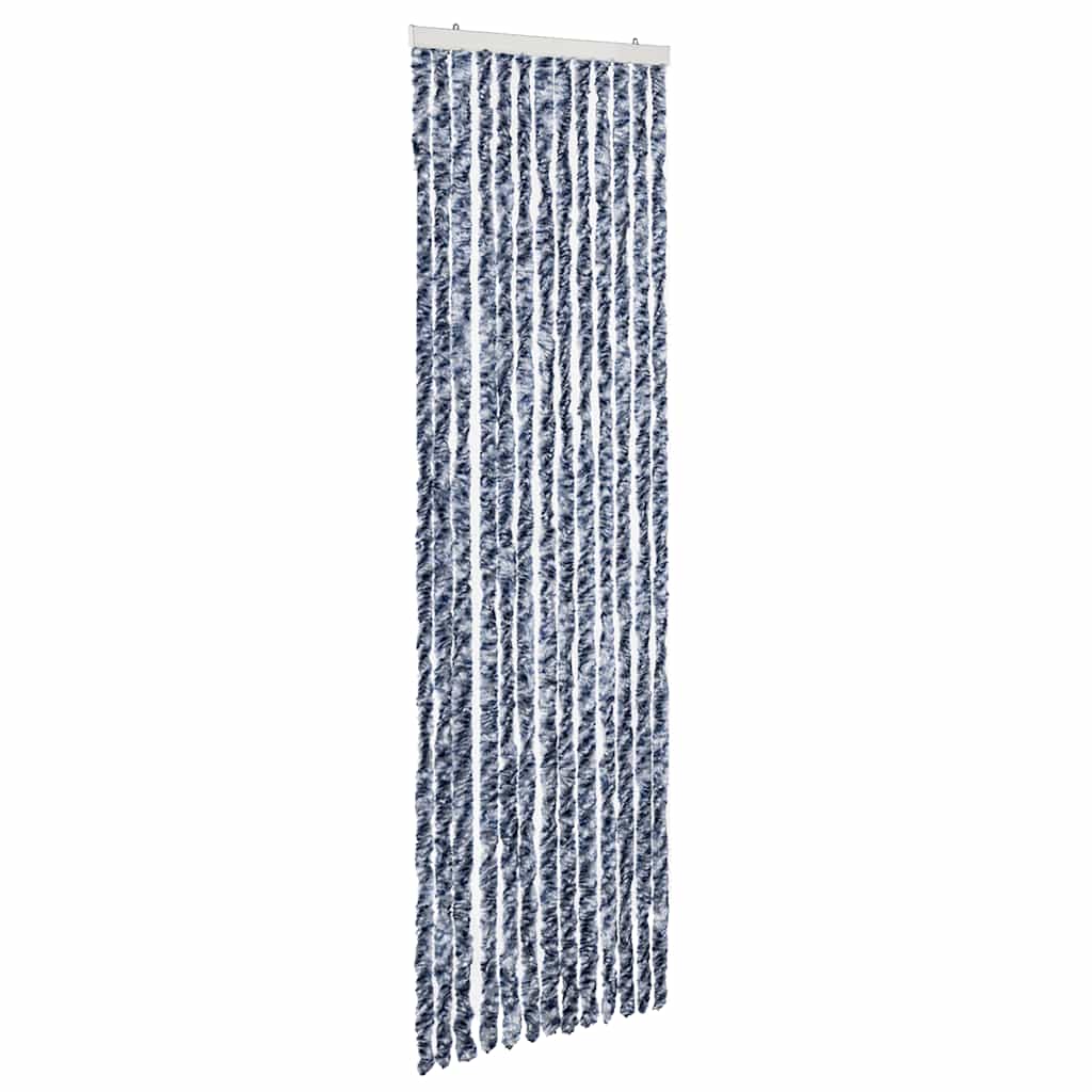 Zanzariera Blu e Bianco 56x200 cm Ciniglia