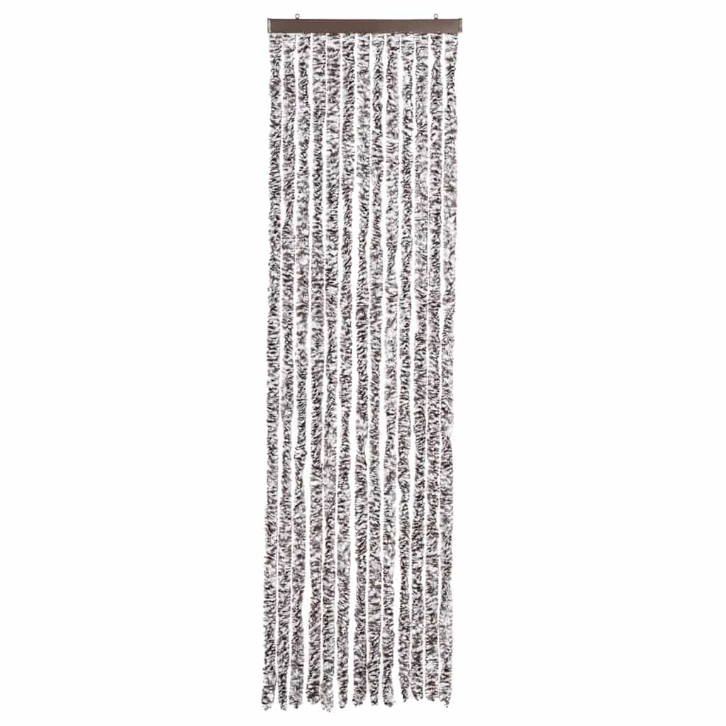 Zanzariera Marrone e Beige 56x200 cm Ciniglia