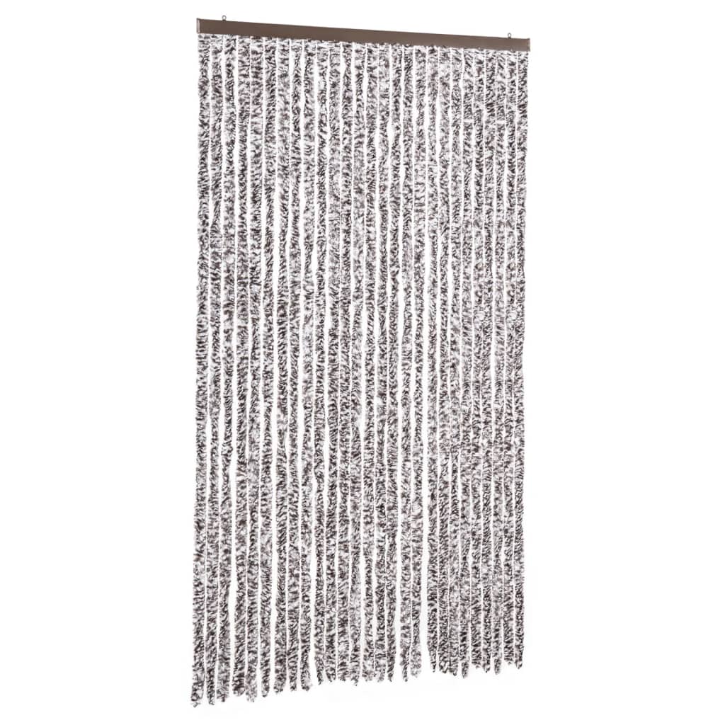 Zanzariera Marrone e Beige 118x220 cm Ciniglia